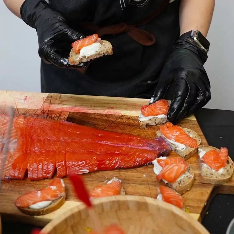 Saumon gravlax